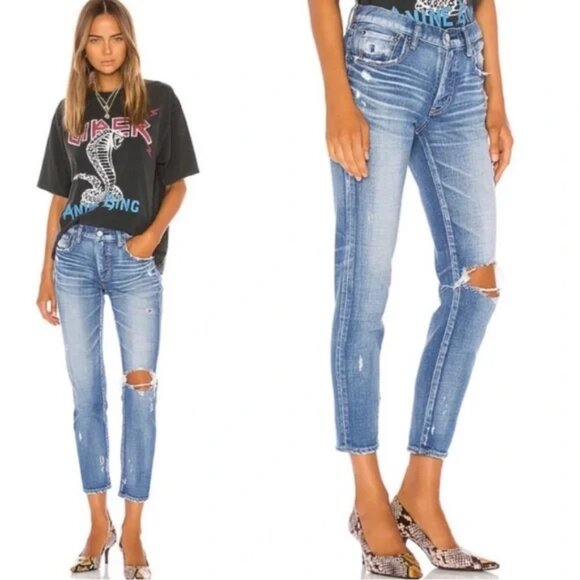 moussy vintage Denim - Moussy Vintage jeans in Helendale Skinny Sz 26 Distressed Mi Japan Japanese